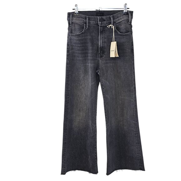 MOTHER The Hustler Roller Ankle Fray Jean, Call It A Night,Wide Leg,Hi Rise, 27 - Picture 2 of 12
